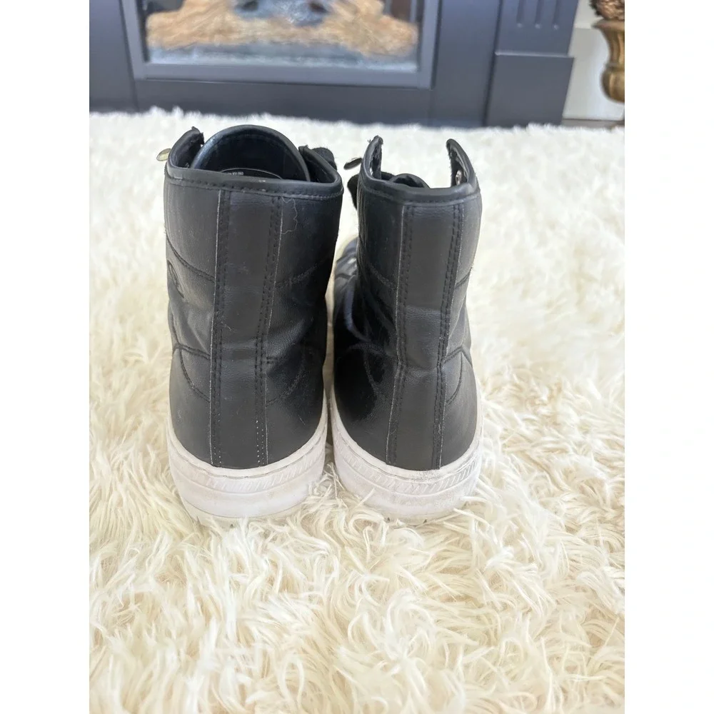Lugz Women's Black‎ High Top Fashion Sneakers Chunky Platform Sole Shoes 8.5
